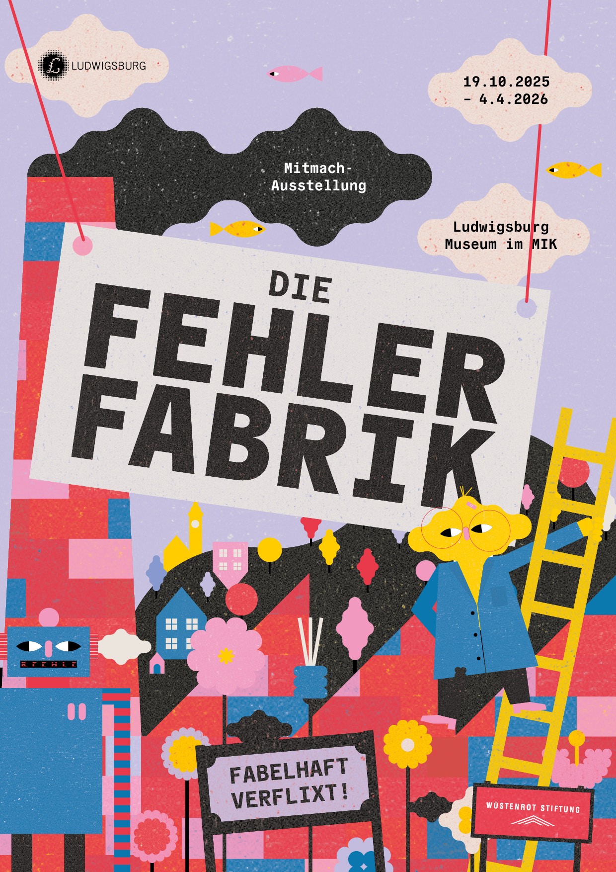 Plakat Die Fehlerfabrik